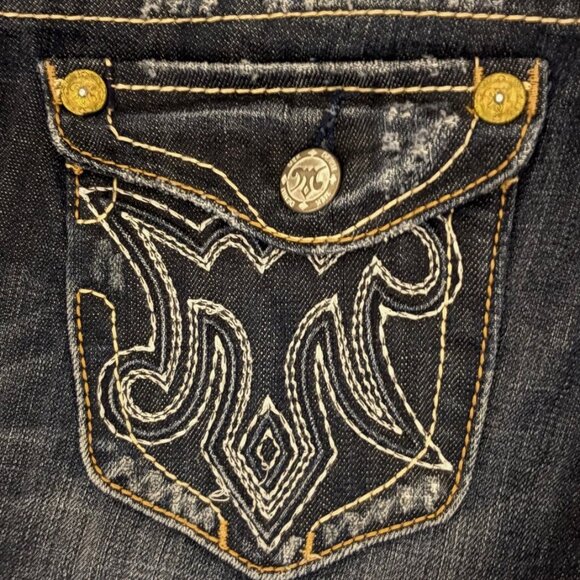 Vintage MEK Denim USA Premium Dark Wash Denim. Boot Cut. New Without Tags - Picture 3 of 9